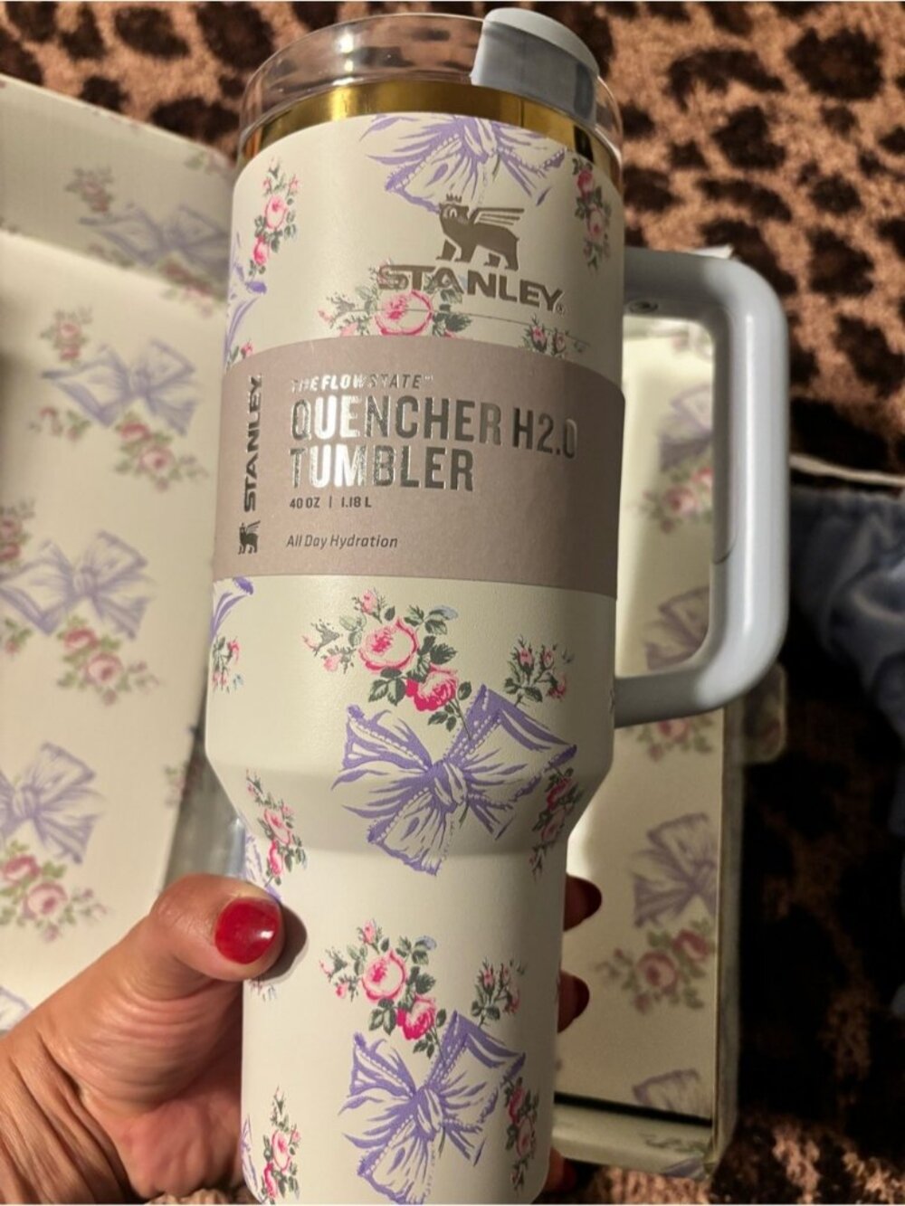 LoveShackFancy x Stanley 40 oz Quencher Tumbler
